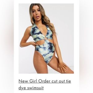 New Girl Order Tie Dye Monokini
